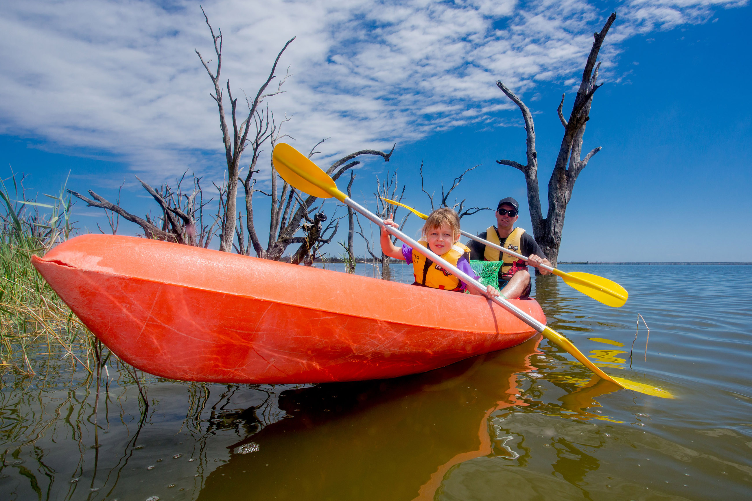 Lake Bonney kayaking